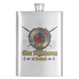 Farquharson Clan Abzeichen Flachmann