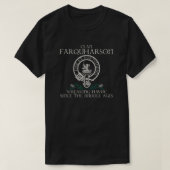 Farquharson Clan Wappen Schottischer Nachname Tart T-Shirt (Design vorne)