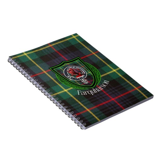Farquharson Schottischer Clan Tartan & Wappen Notizblock (Rechte Seite)