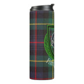 Farquharson Schottischer Clan Tartan & Wappen Thermosbecher (Nach links gedreht)
