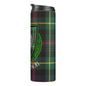 Farquharson Schottischer Clan Tartan & Wappen Thermosbecher (Nach rechts gedreht)