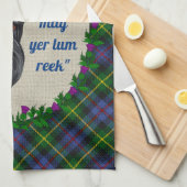 Farquharson Scottie Dog Küchentuch (Viertel Falte)