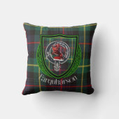 Farquharson Scottish Clan Tartan & Crest Kissen (Rückseite)
