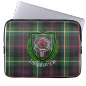 Farquharson Scottish Clan Tartan & Crest Laptopschutzhülle (Vorderseite)