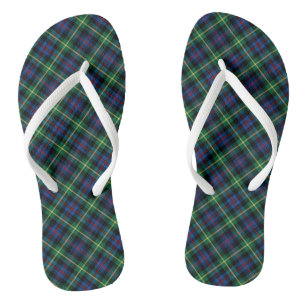 Farquharson Tartan Colorful Scottish Kariert Badesandalen