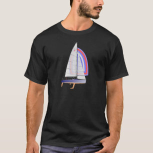 Farr 30 ein Entwurf, der Segelboot läuft T-Shirt