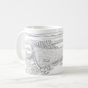 Farr Bay Schiffswrack Schottland Kaffeetasse