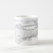 Farr Bay Shipwreck Scotland Kaffeetasse (Mittel)