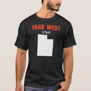 Farr West Utah USA Staat America Travel Utahan T-Shirt