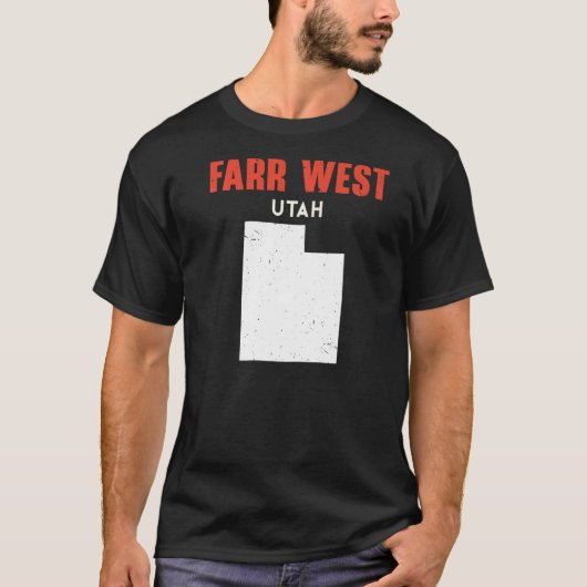 Farr West Utah USA Staat America Travel Utahan T-Shirt (Vorderseite)