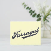 Farragut Postkarte (Stehend Vorderseite)