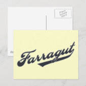 Farragut Postkarte (Vorne/Hinten)