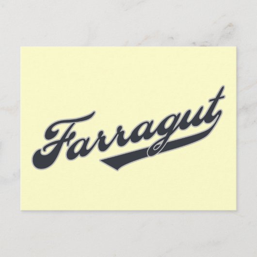 Farragut Postkarte (Vorderseite)