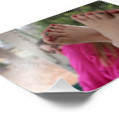 FarrahFeet Foto Print (Ecke)