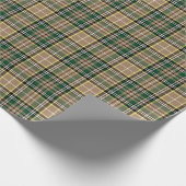 Farrell Clan Tartan Irish Kariert Pattern Geschenkpapier (Ecke)