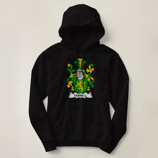 Farrell Coat of Arms Familienwappen Hoodie (Design vorne)