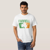 Farrell Familienname-Klee T-Shirt (Vorne ganz)