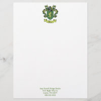 Farrell Familienwappen-Briefkopf