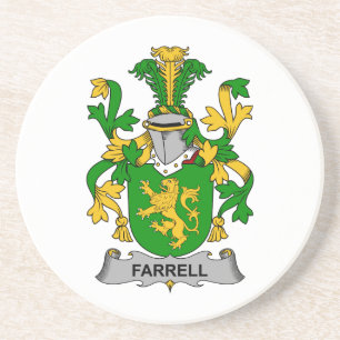 Farrell Familienwappen Getränkeuntersetzer
