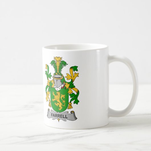 Farrell Familienwappen Kaffeetasse (Rechts)