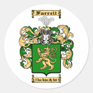 Farrell Runder Aufkleber