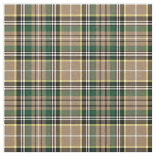 Farrell Tartan Pattern Tan Irish Kariert Stoff (Muster)