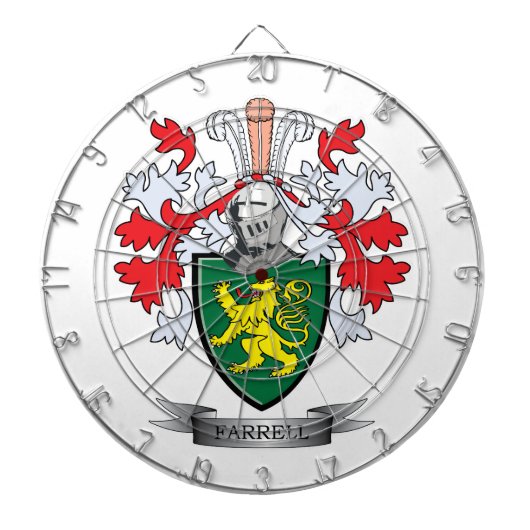 Farrell Wappen Dartscheibe (vorne)