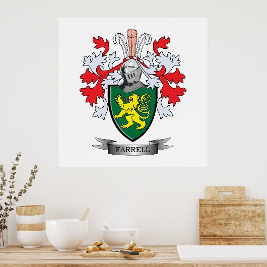 Farrell-Wappen Poster (Küche)