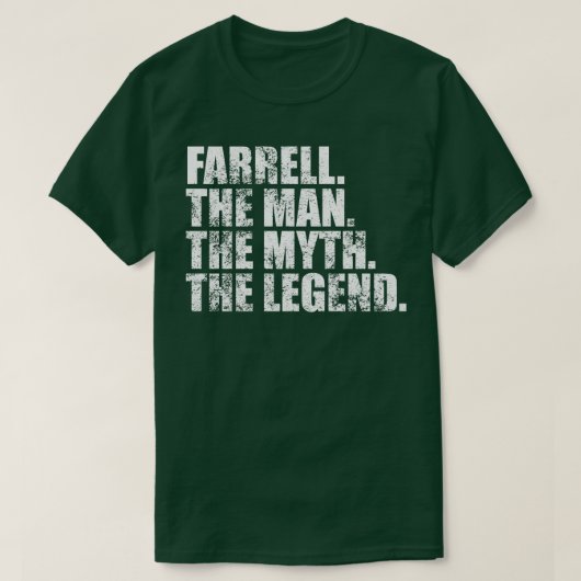 FarrellFarrell Familienname Farrell Nachname Farre T-Shirt (Design vorne)