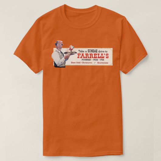 Farrells Ice Cream Parlor Phoenix Arizona 1970er 1 T-Shirt (Design vorne)
