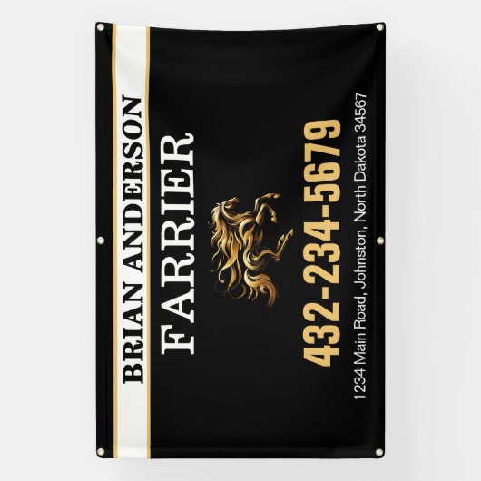 Farrier Banner (Vertikal)