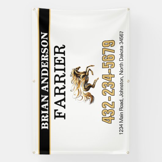 Farrier Banner (Vertikal)