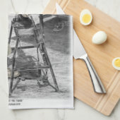 Farrier Blacksmith mit Anvil Geschirrtuch (Viertel Falte)