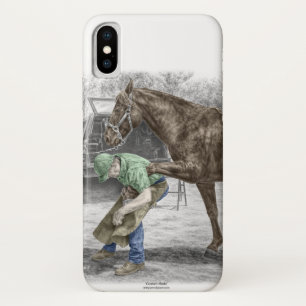 Farrier Blacksmith Shoeing Horse Case-Mate iPhone Hülle