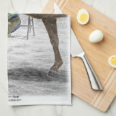 Farrier Blacksmith Shoeing Horse Geschirrtuch (Viertel Falte)