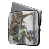 Farrier Blacksmith Shoeing Horse Laptopschutzhülle (Vorderseite Links)