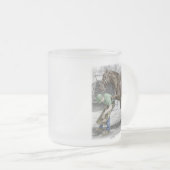 Farrier Blacksmith Shoeing Horse Mattglastasse (VorderseiteRechts)