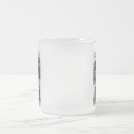 Farrier Blacksmith Shoeing Horse Mattglastasse (Mittel)