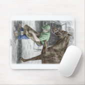 Farrier Blacksmith Shoeing Horse Mousepad (Mit Mouse)