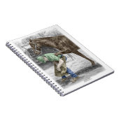 Farrier Blacksmith Shoeing Horse Notizblock (Rechte Seite)