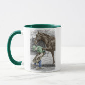 Farrier Blacksmith Shoeing Horse Tasse (Links)