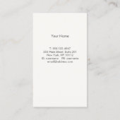 Farrier Horseshoe Business Card Visitenkarte (Rückseite)