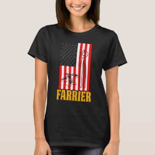 Farrier Horseshoe Hoof Trimming Equine Shoe T T-Shirt