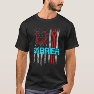 Farrier Horseshoe Hoof Trimming Equine Shoeing 40 T-Shirt