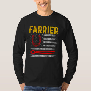 Farrier Horseshoe Hoof Trimming Equine Shoeing 93 T-Shirt