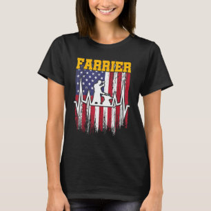 Farrier Horseshoe Hoof Trimming Equine Shooting 5 T-Shirt
