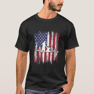 Farrier Horseshoe Hoof Trimming Equine Shooting 8 T-Shirt
