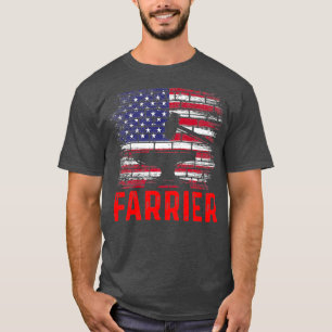 Farrier Horseshoe Hoof Trimming Equine Shooting T-Shirt