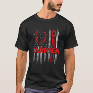 Farrier Horseshoe Hoof Trimming Equine Shooting T-Shirt