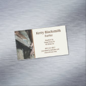 Farrier Horseshoeing und Trim Business Card Magnet (Beispiel)